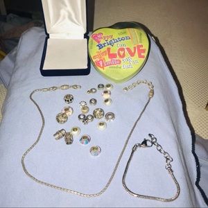 BRIGHTON Silver necklace and bracelet
